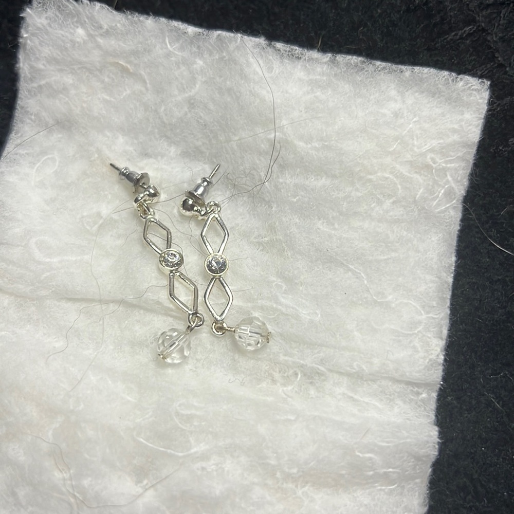 Silver and white stone